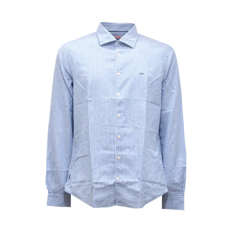 1292AS camicia uomo SUN68 man cotton/linen shirt 