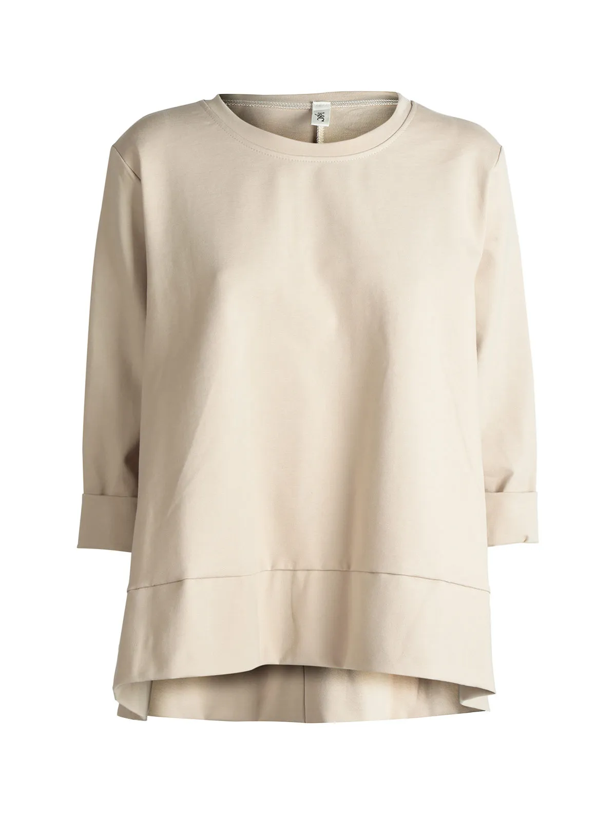 158c Pull femme oversize asymétrique
