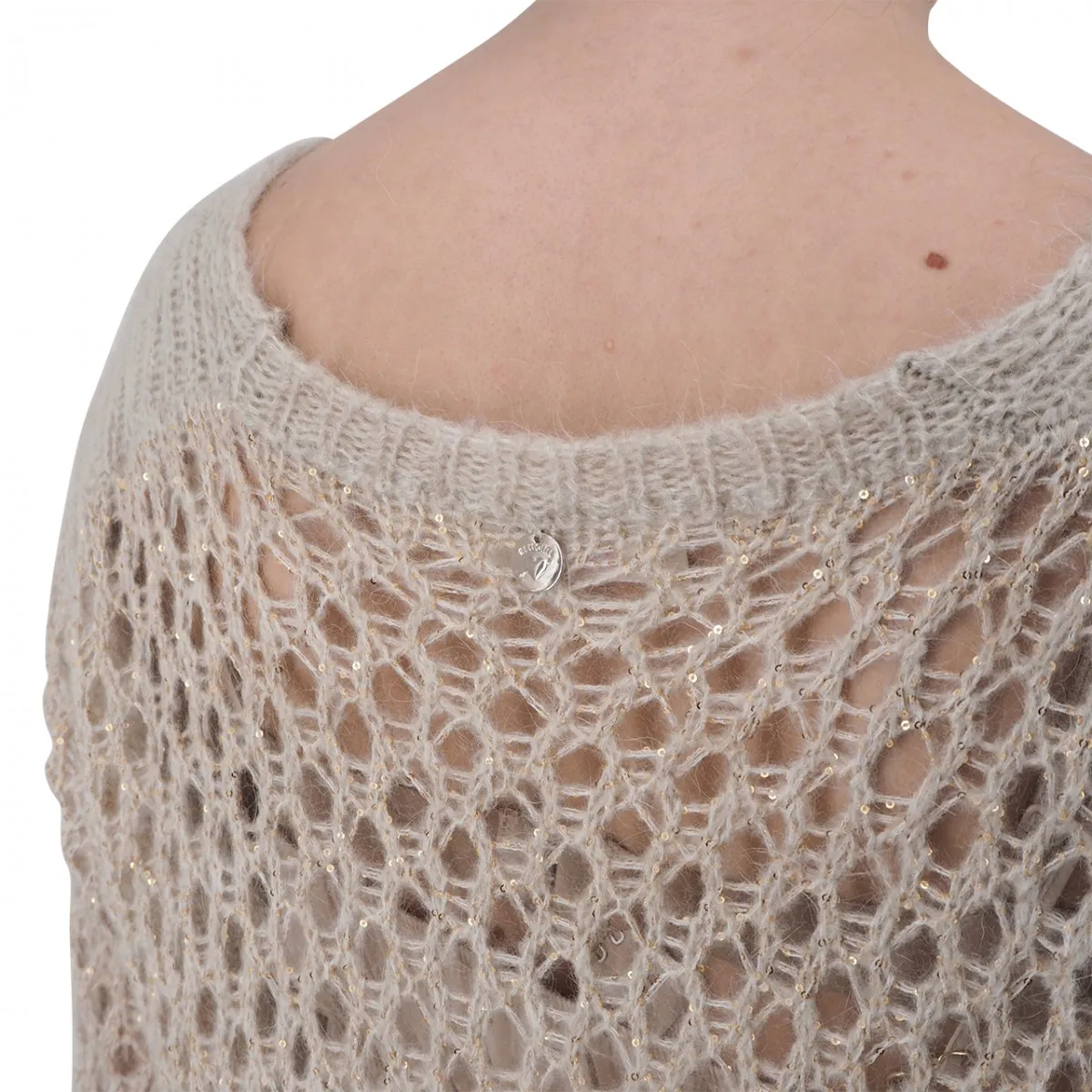 Abito In Maglia Misto Mohair Con Top