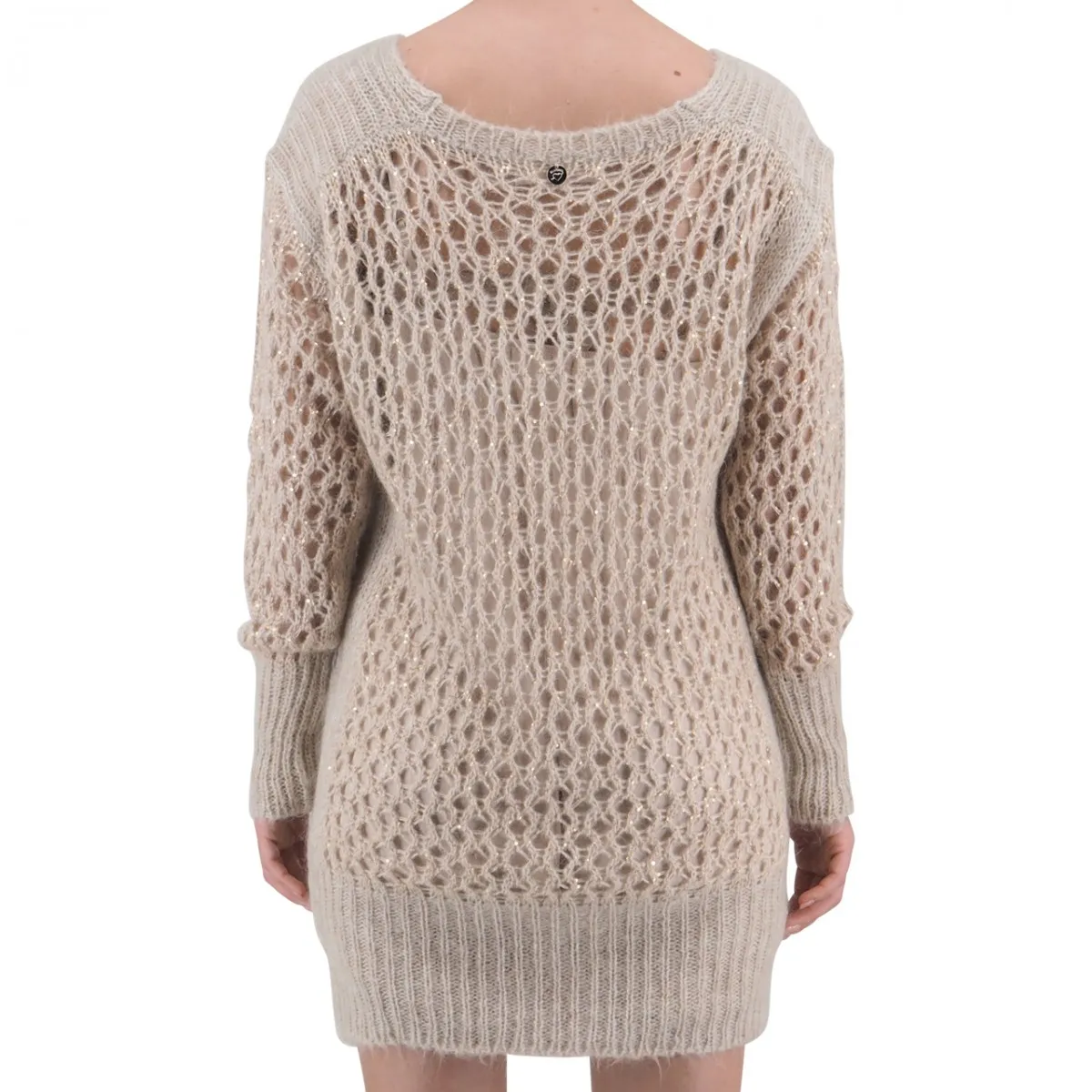 Abito In Maglia Misto Mohair Con Top