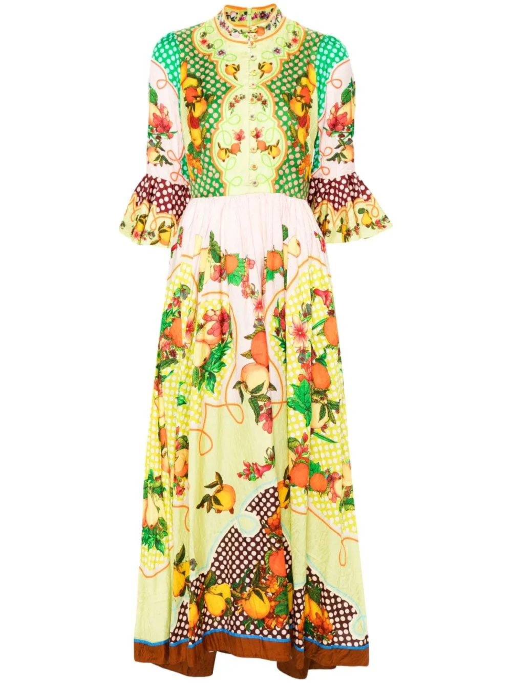 Abito lungo Lemonis multicolore - donna