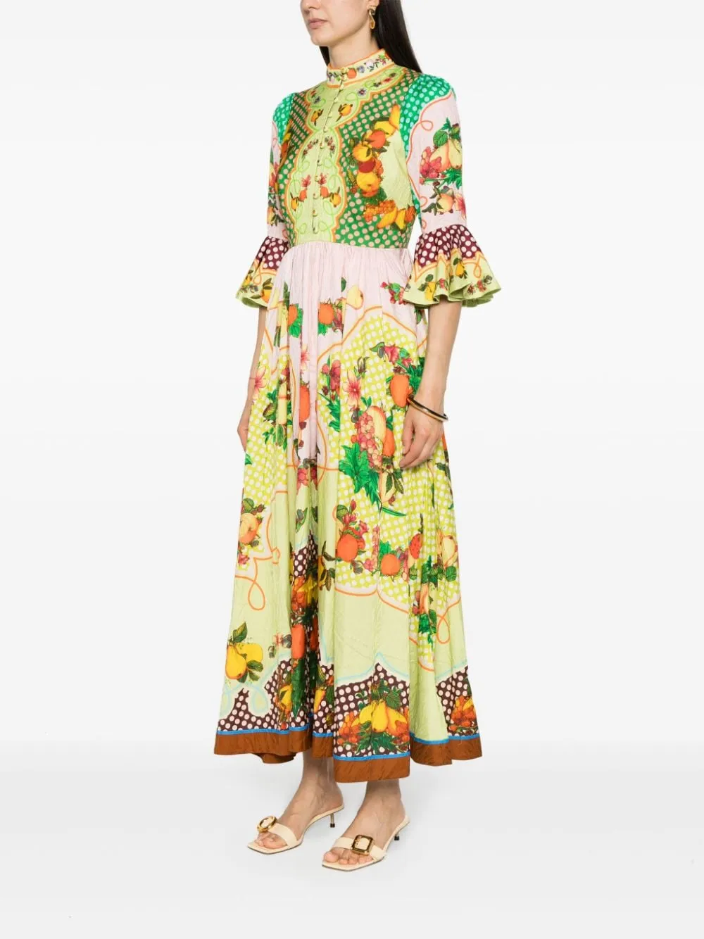 Abito lungo Lemonis multicolore - donna