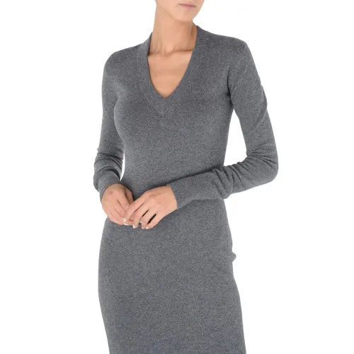 Abito lungo Sportmax Divo grigio