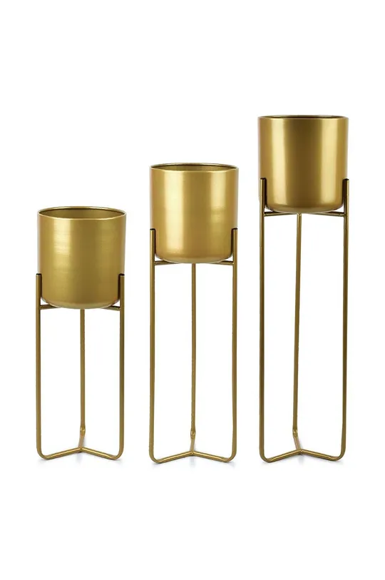 Affek Design set vasi da fiori con cavalletto Swen Gold pacco da 3