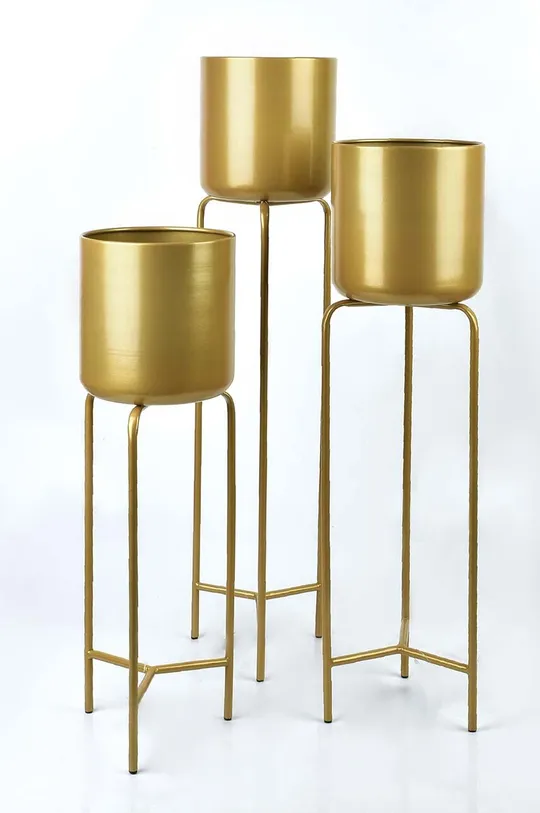 Affek Design set vasi da fiori con cavalletto Swen Gold pacco da 3