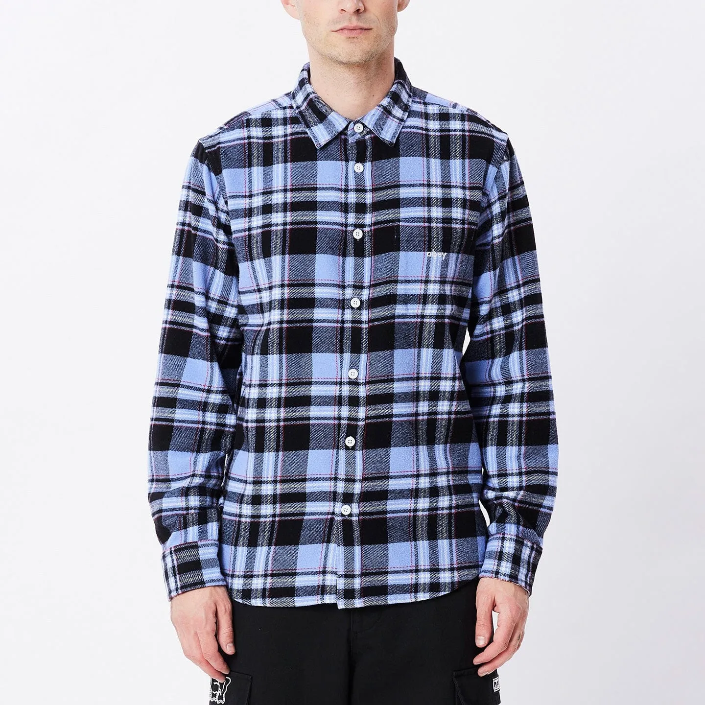 ARLO WOVEN LS - DIGITAL VIOLET MULTI