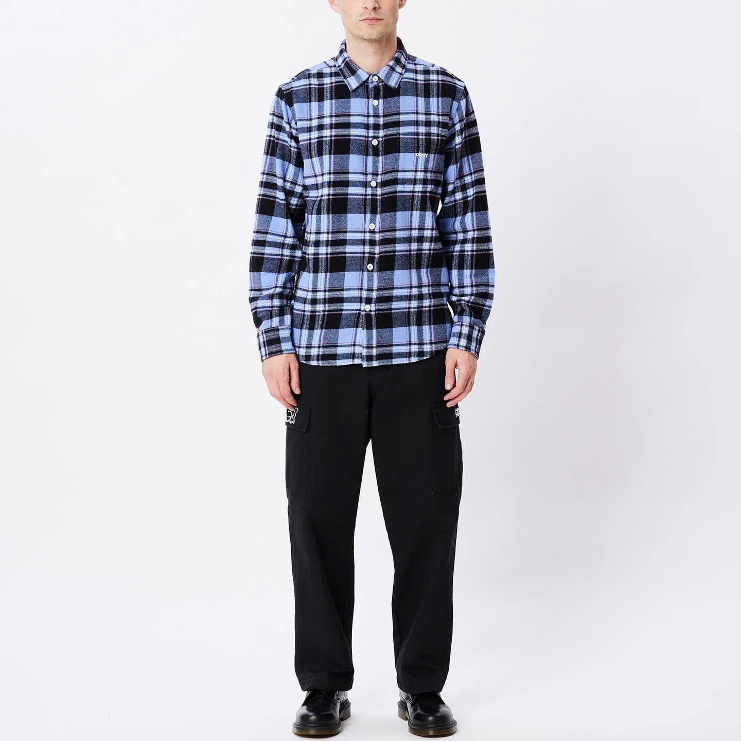 ARLO WOVEN LS - DIGITAL VIOLET MULTI