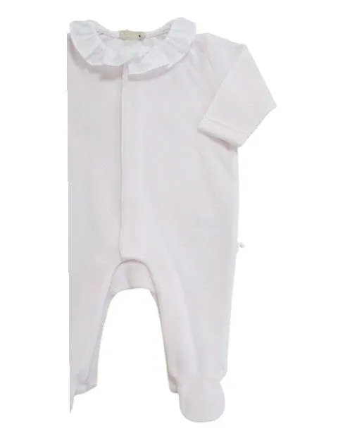 Baby Gi Tutina In Ciniglia ag530g Con Rouches
