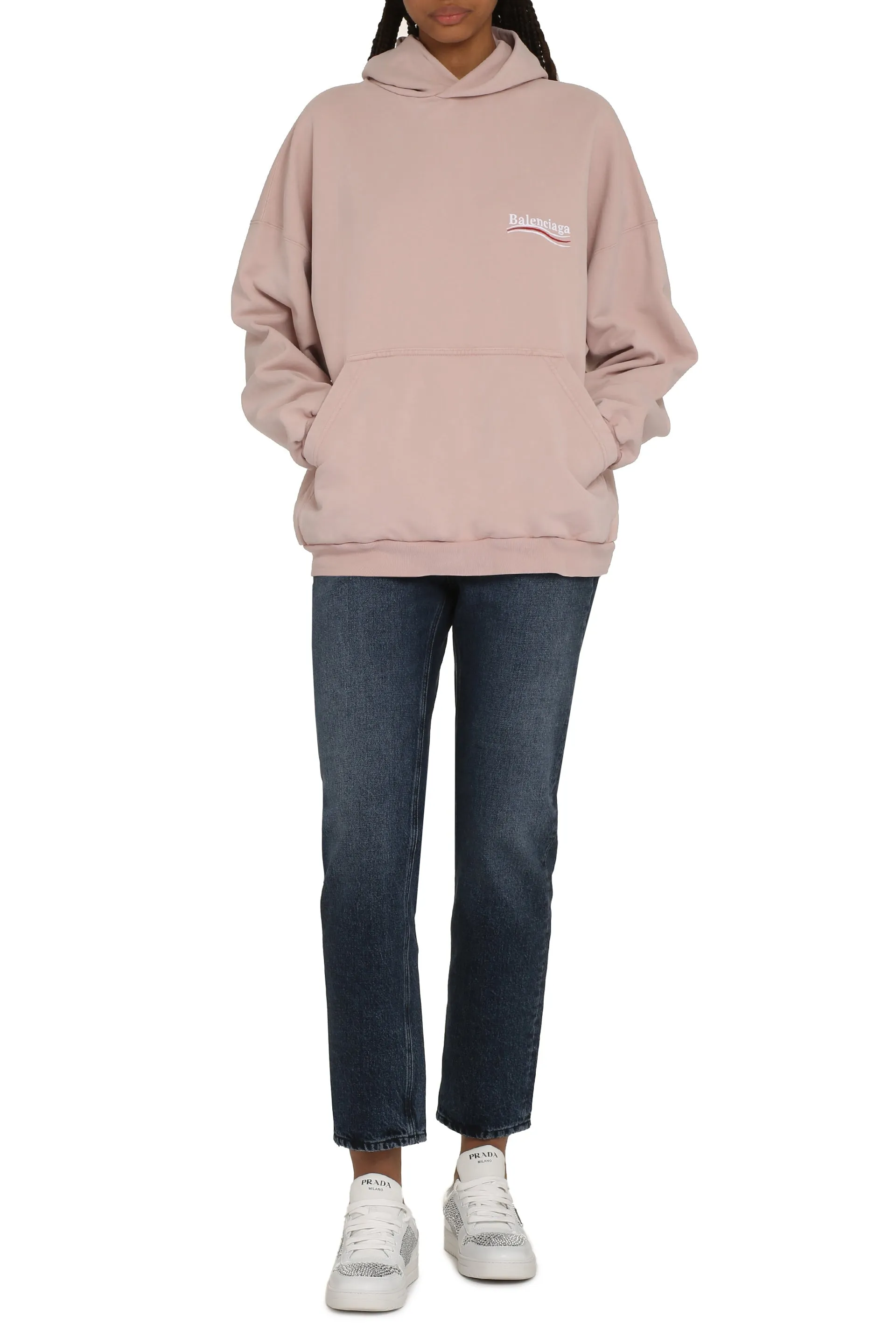 Balenciaga Felpa oversize con logo