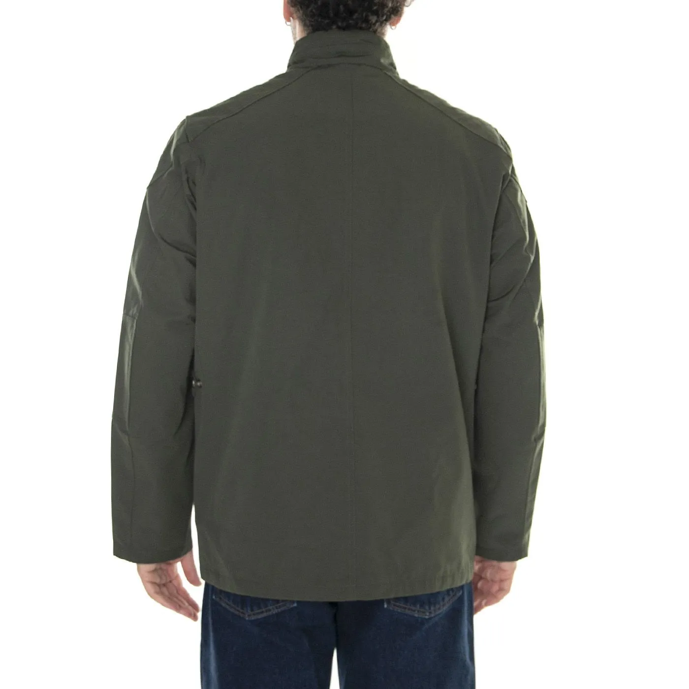 BARBOUR INTERNATIONAL M' Lockseam Showerproof Sage Jacket - Giacca Invernale Uomo Verde    