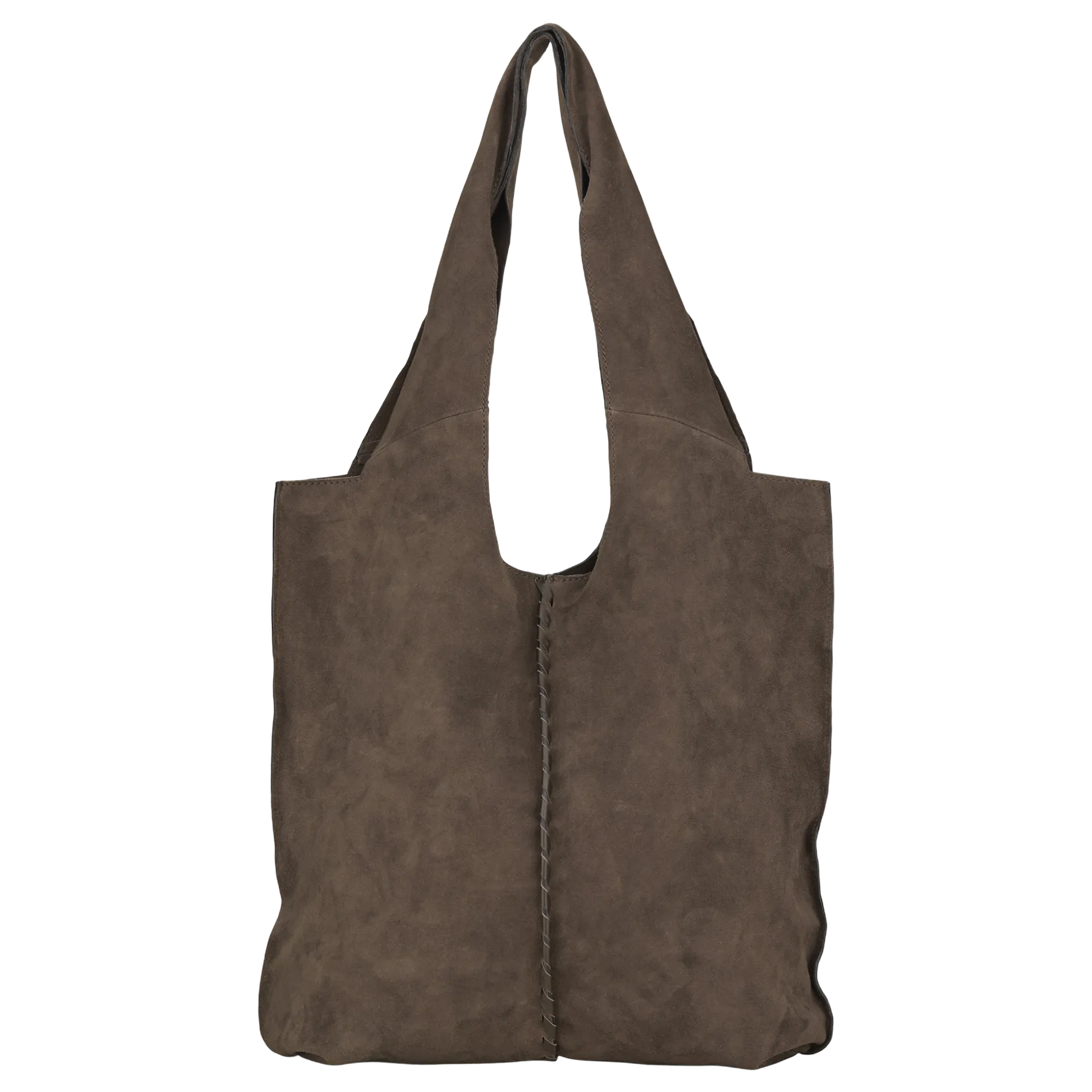  BECKSONDERGAARD   DANITA - Borsa a spalla in pelle scamosciata | Marrone