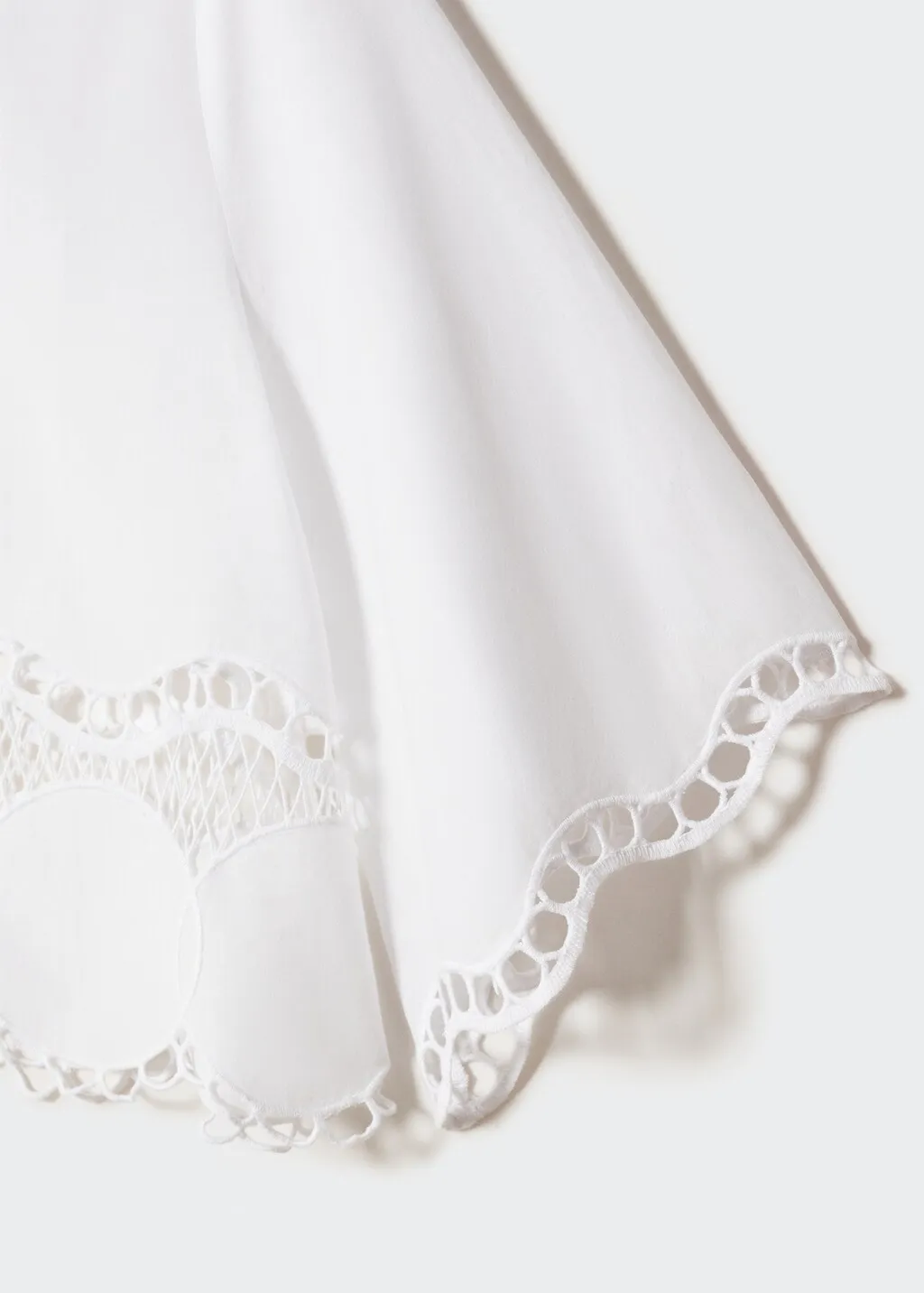 Blusa oversize ricamata