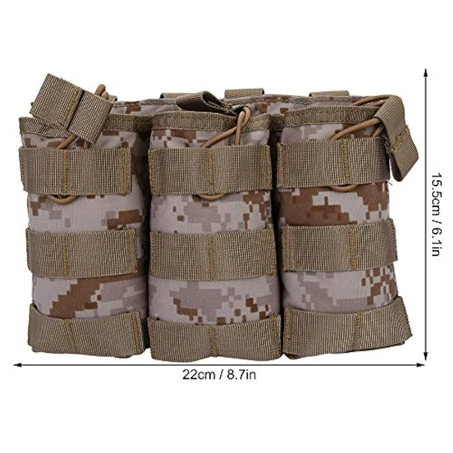 BOLORAMO Borsa a Marsupio per Gilet, Cinghie Molle Borsa a Marsupio per Esterno con Cintura Elastica Design Molle Leggera per at
