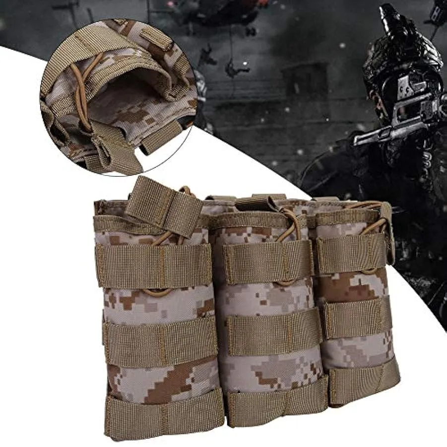 BOLORAMO Borsa a Marsupio per Gilet, Cinghie Molle Borsa a Marsupio per Esterno con Cintura Elastica Design Molle Leggera per at