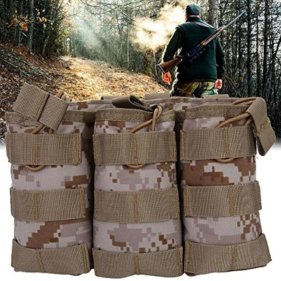 BOLORAMO Borsa a Marsupio per Gilet, Cinghie Molle Borsa a Marsupio per Esterno con Cintura Elastica Design Molle Leggera per at