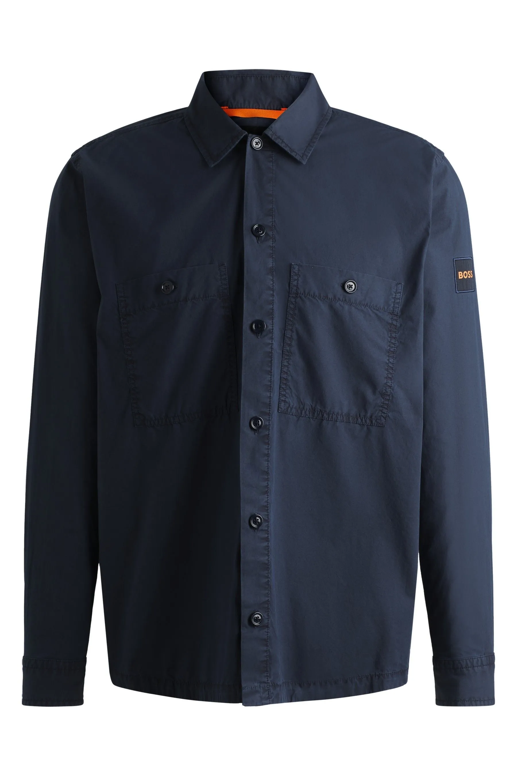 BOSS - Camicia oversize in popeline di cotone