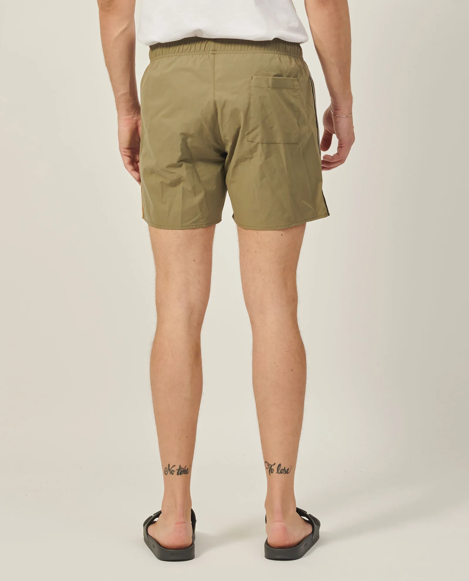 Boxer da mare Boss con righe iconiche