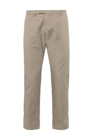 BRIGLIA Abbigliamento,Pantaloni Chino in cotone elasticizzato verde 