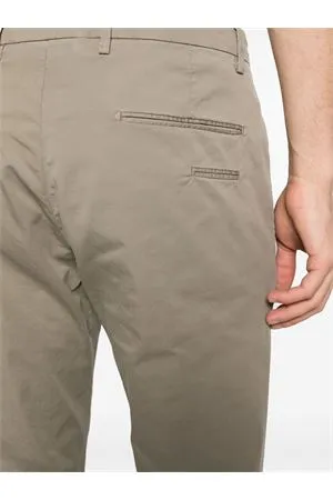 BRIGLIA Abbigliamento,Pantaloni Chino in cotone elasticizzato verde 