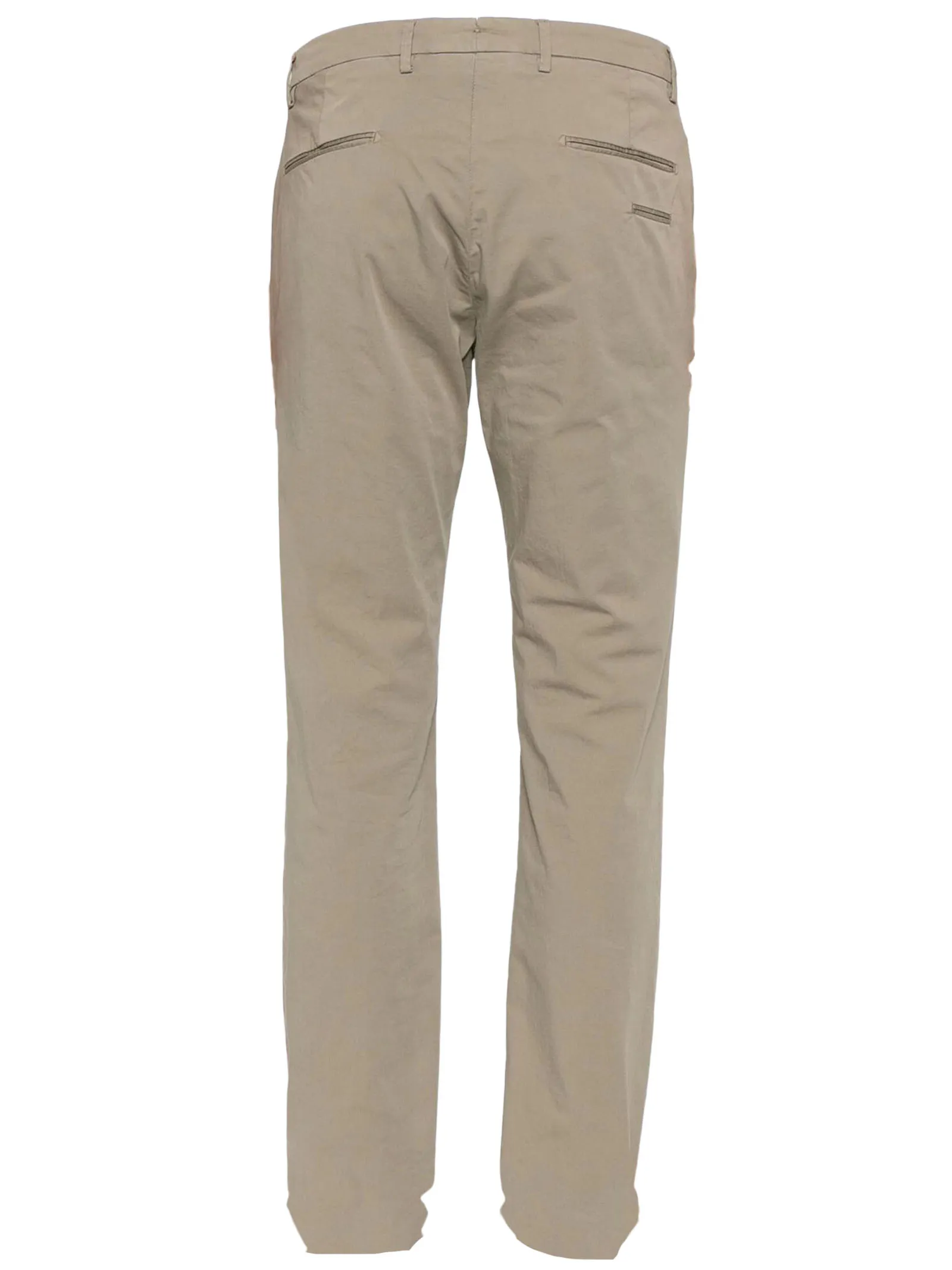 BRIGLIA Abbigliamento,Pantaloni Chino in cotone elasticizzato verde 