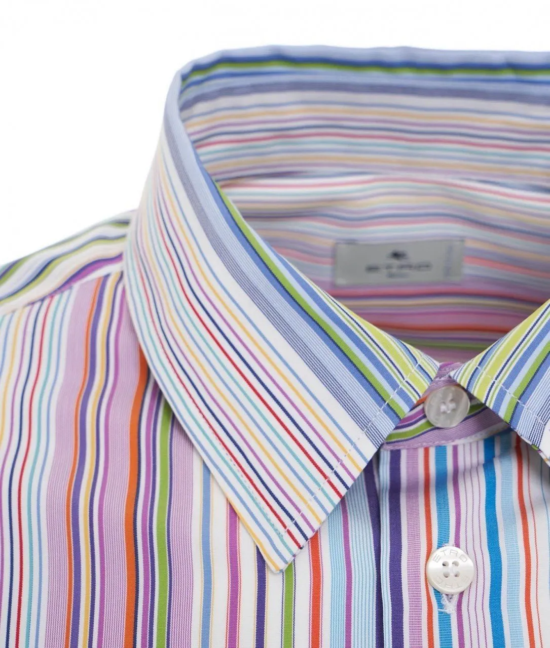 Camicia a righe multicolore multicolore