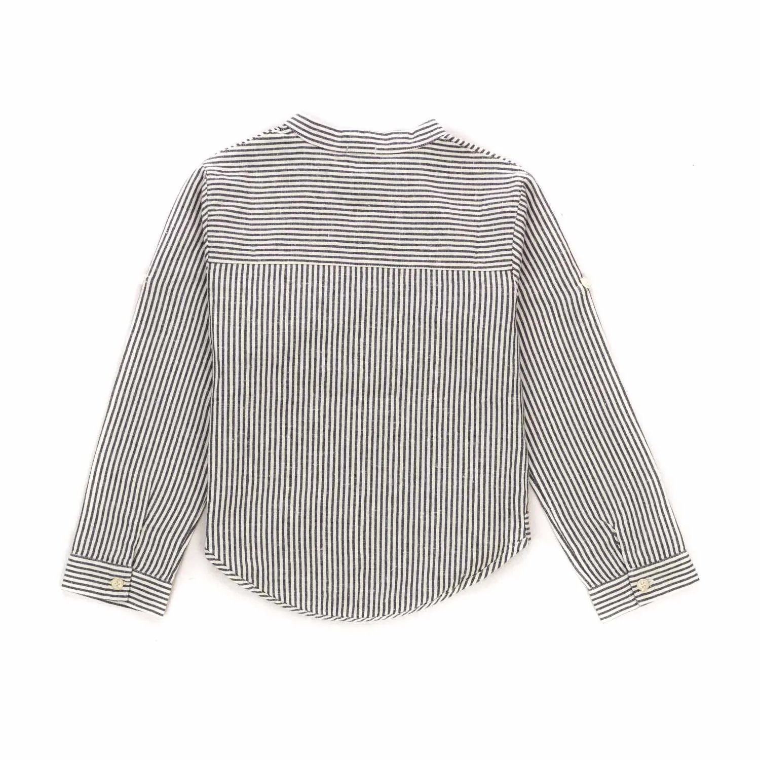 Camicia A Righe Per Bambina