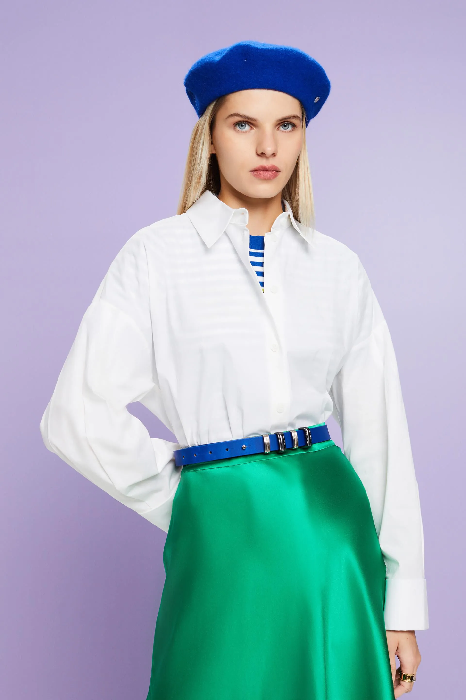 Camicia blusata oversize