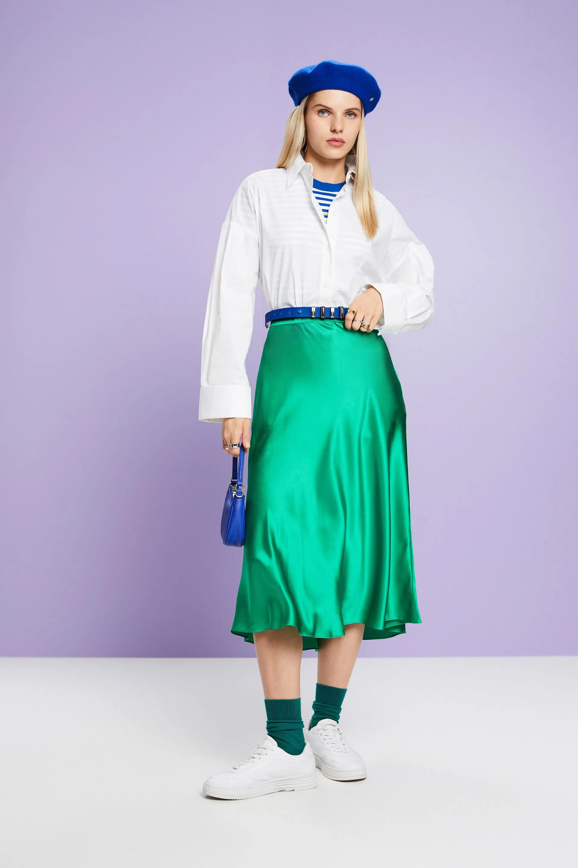Camicia blusata oversize