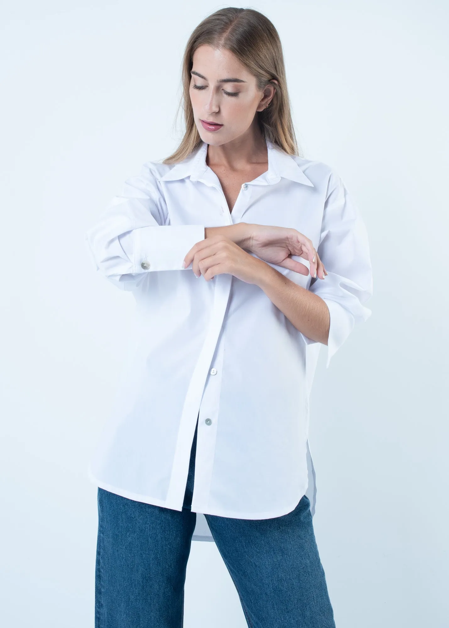 Camicia con dettaglio polsino oversize
