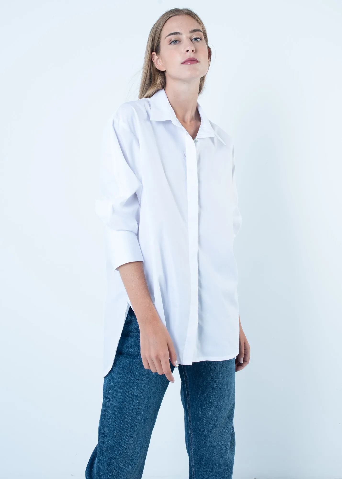 Camicia con dettaglio polsino oversize