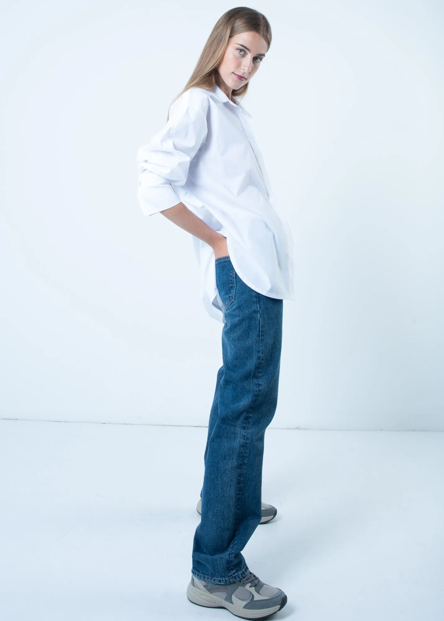 Camicia con dettaglio polsino oversize