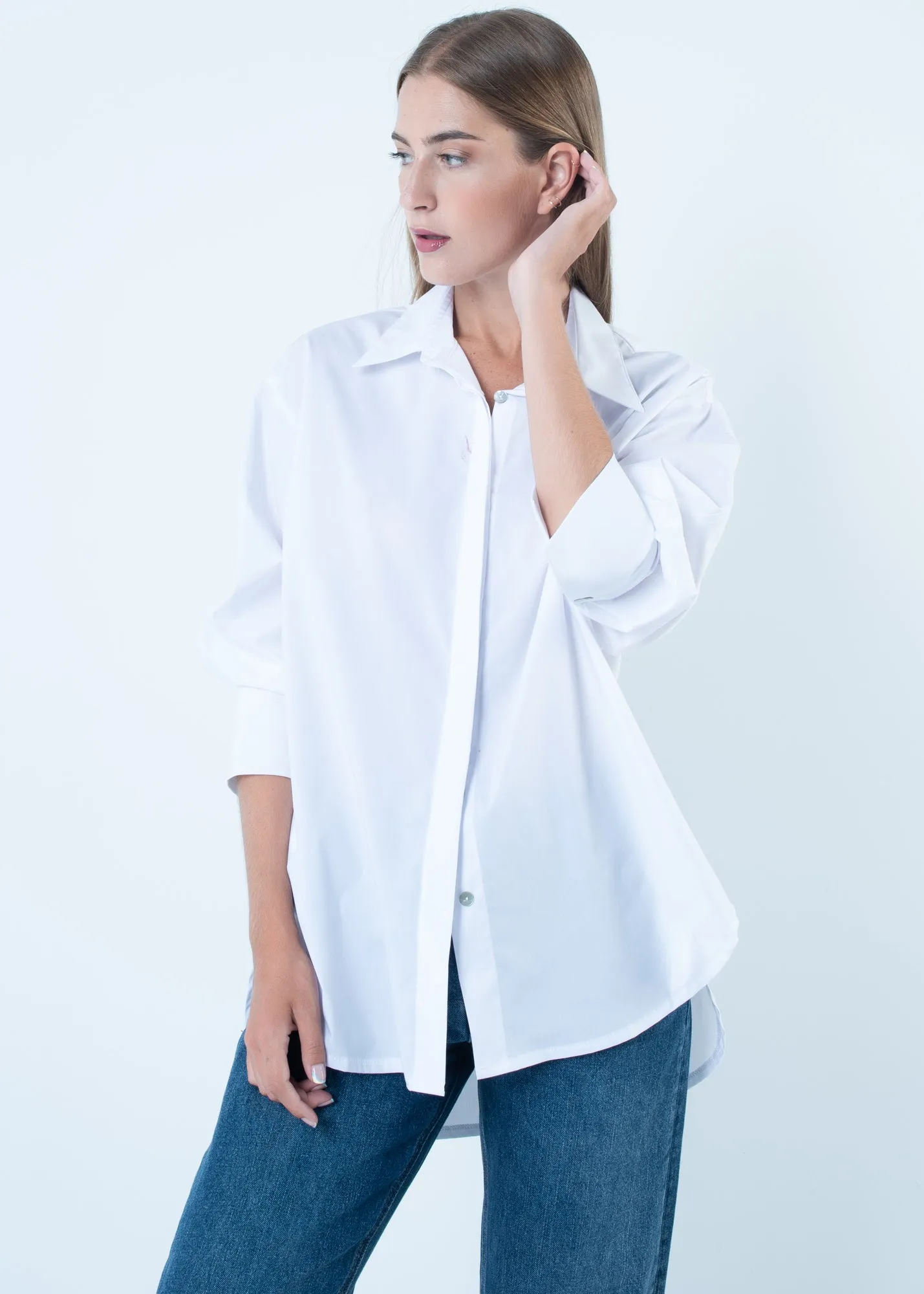 Camicia con dettaglio polsino oversize
