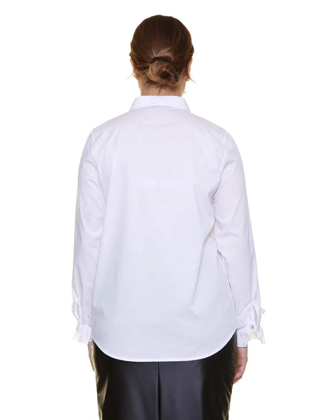 Camicia con rouches 23630
