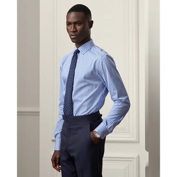 Camicia in popeline a righe