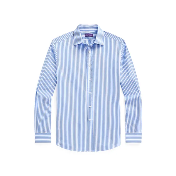 Camicia in popeline a righe