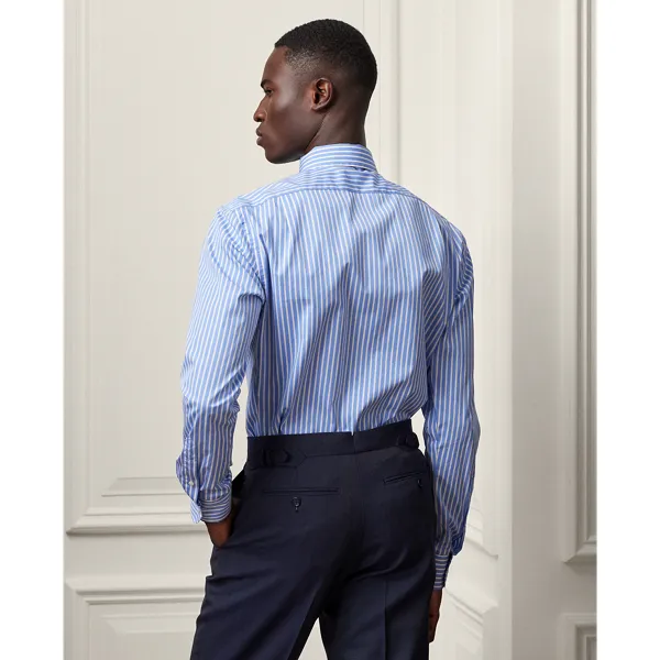 Camicia in popeline a righe