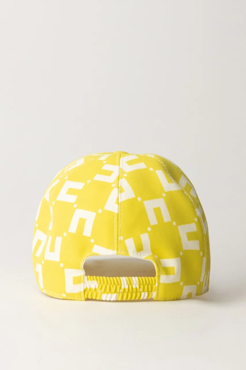 Cappellino da baseball stampa logo cubico CEDAR/BUTTER