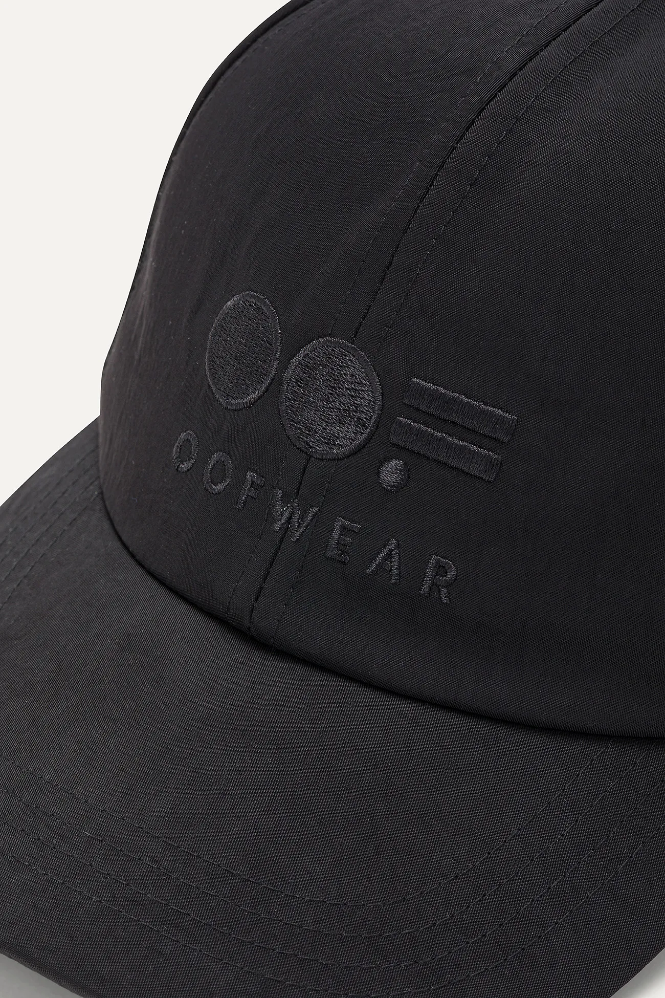 CAPPELLO CON VISIERA IN NYLON MEMORY 2009 - NERO