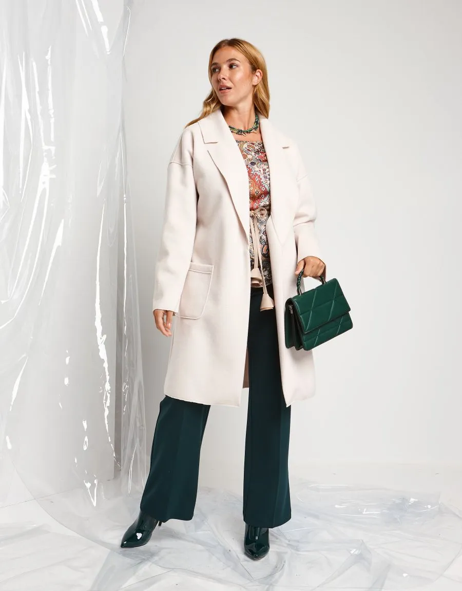 Cappotto a vestaglia con cintura