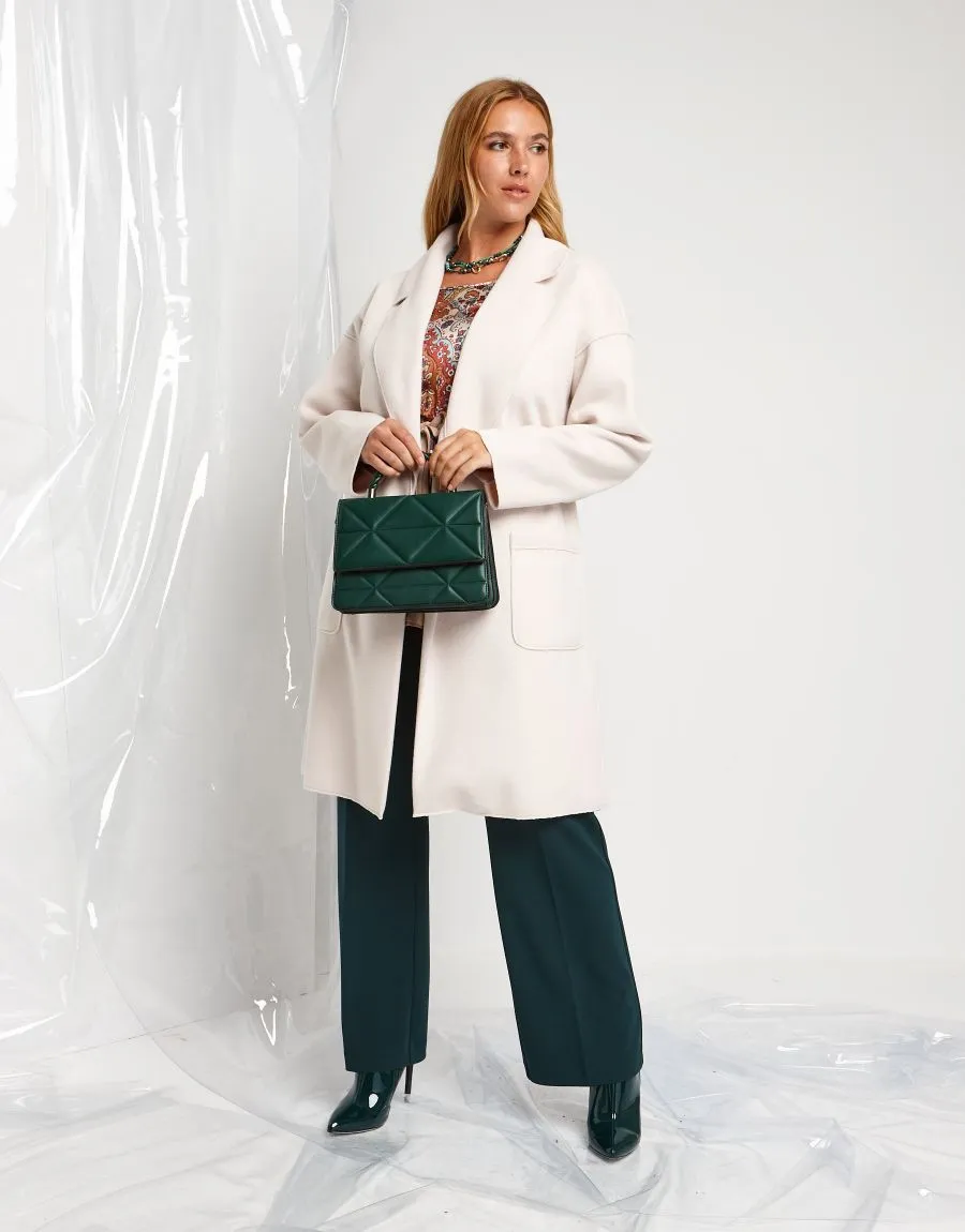 Cappotto a vestaglia con cintura
