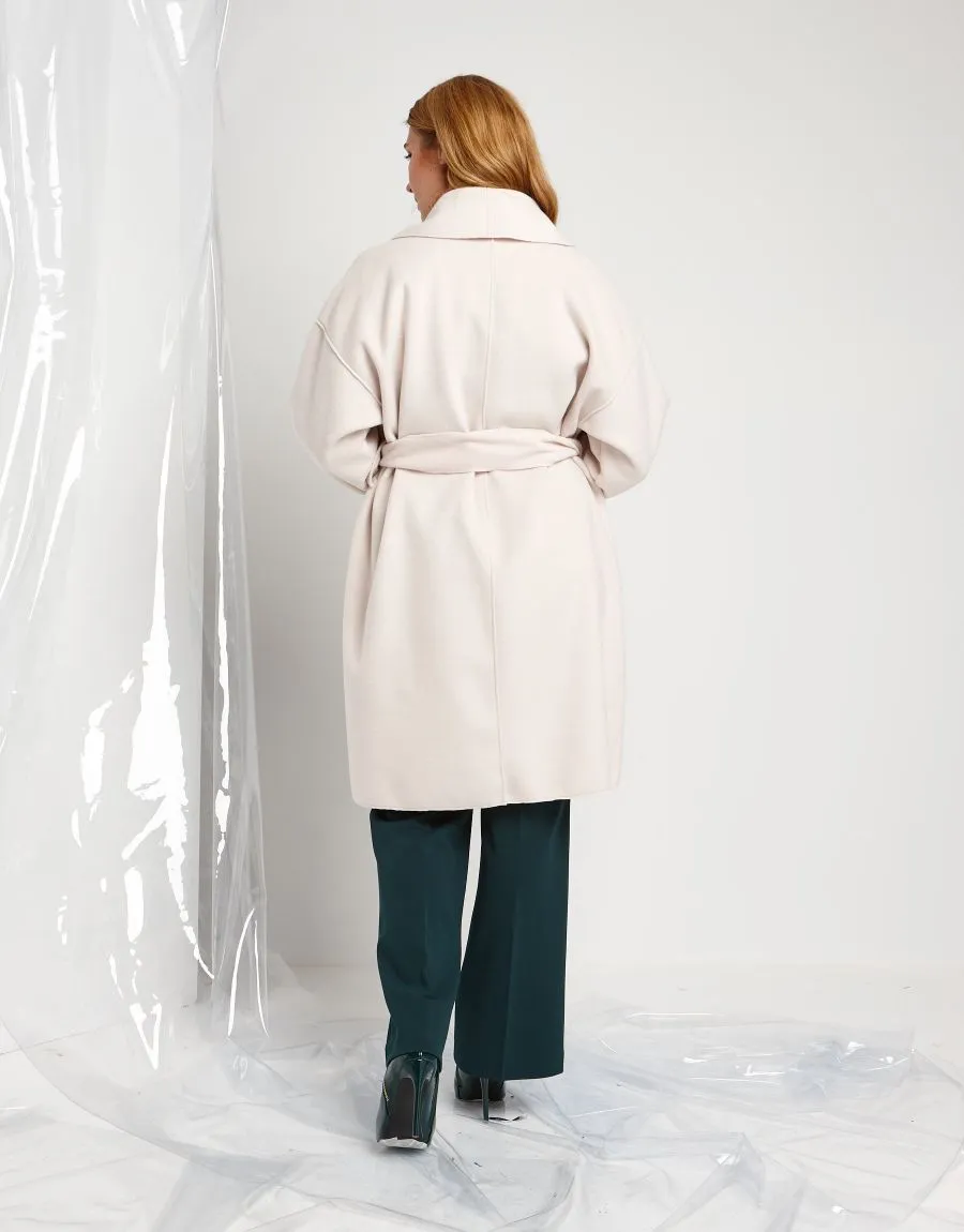 Cappotto a vestaglia con cintura