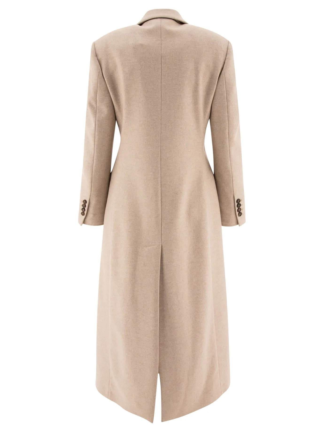 Cappotto di lana leggero di Brunello Cucinelli con monili