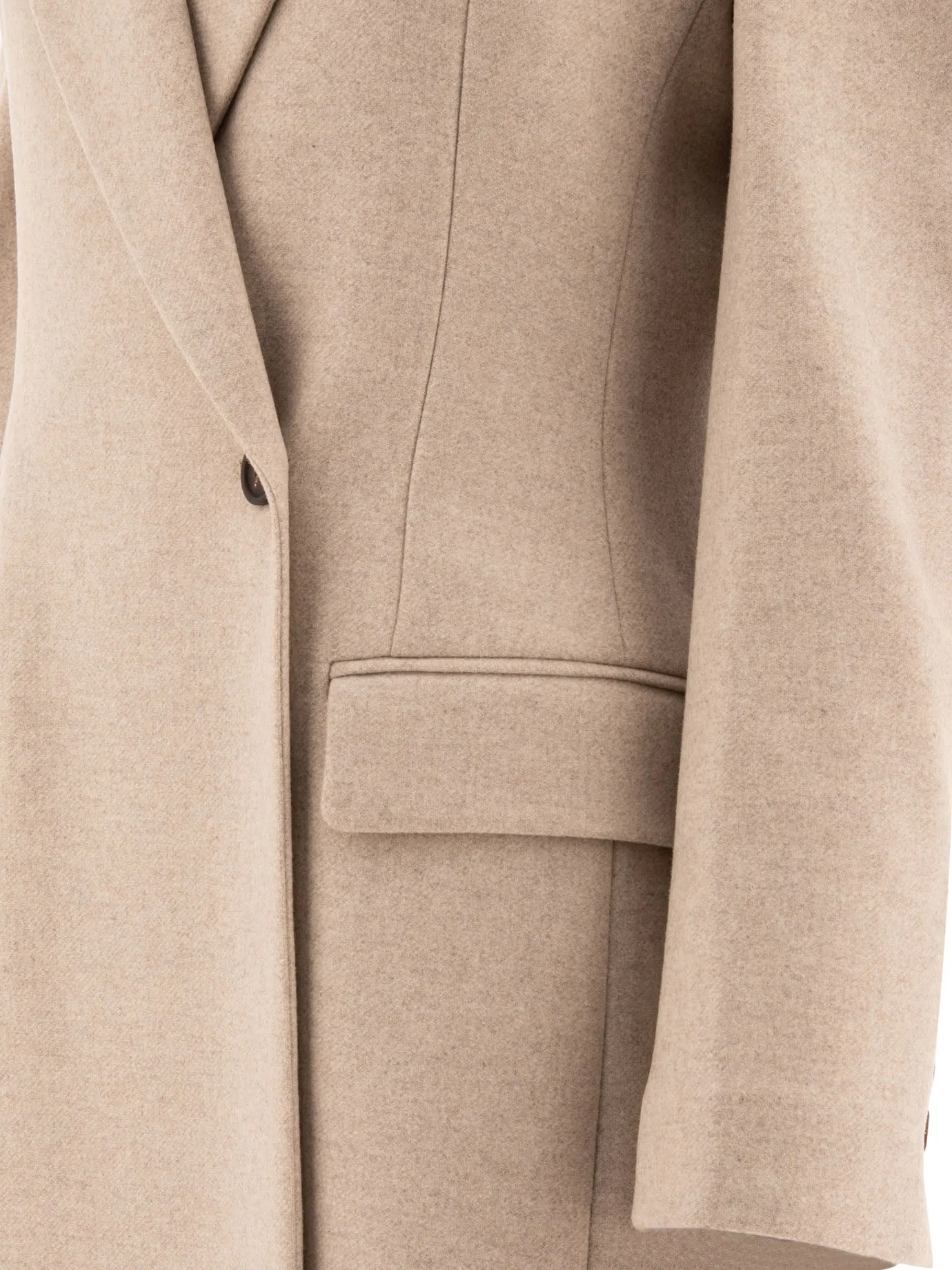 Cappotto di lana leggero di Brunello Cucinelli con monili
