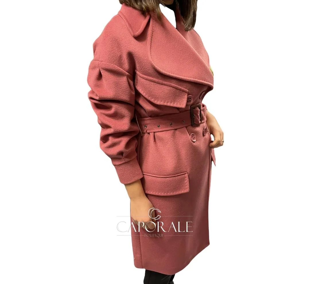Cappotto Donna Mulish DMCP05 Rosa