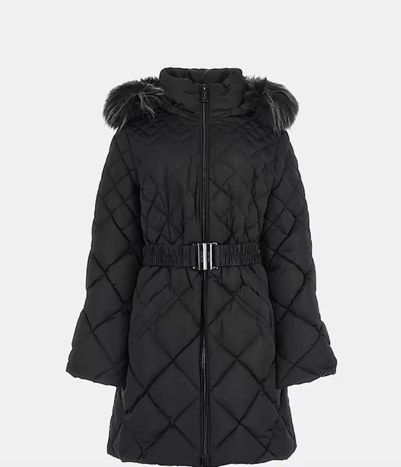 Cappotto Guess Donna lungo W3BL36WEX52-JBLK