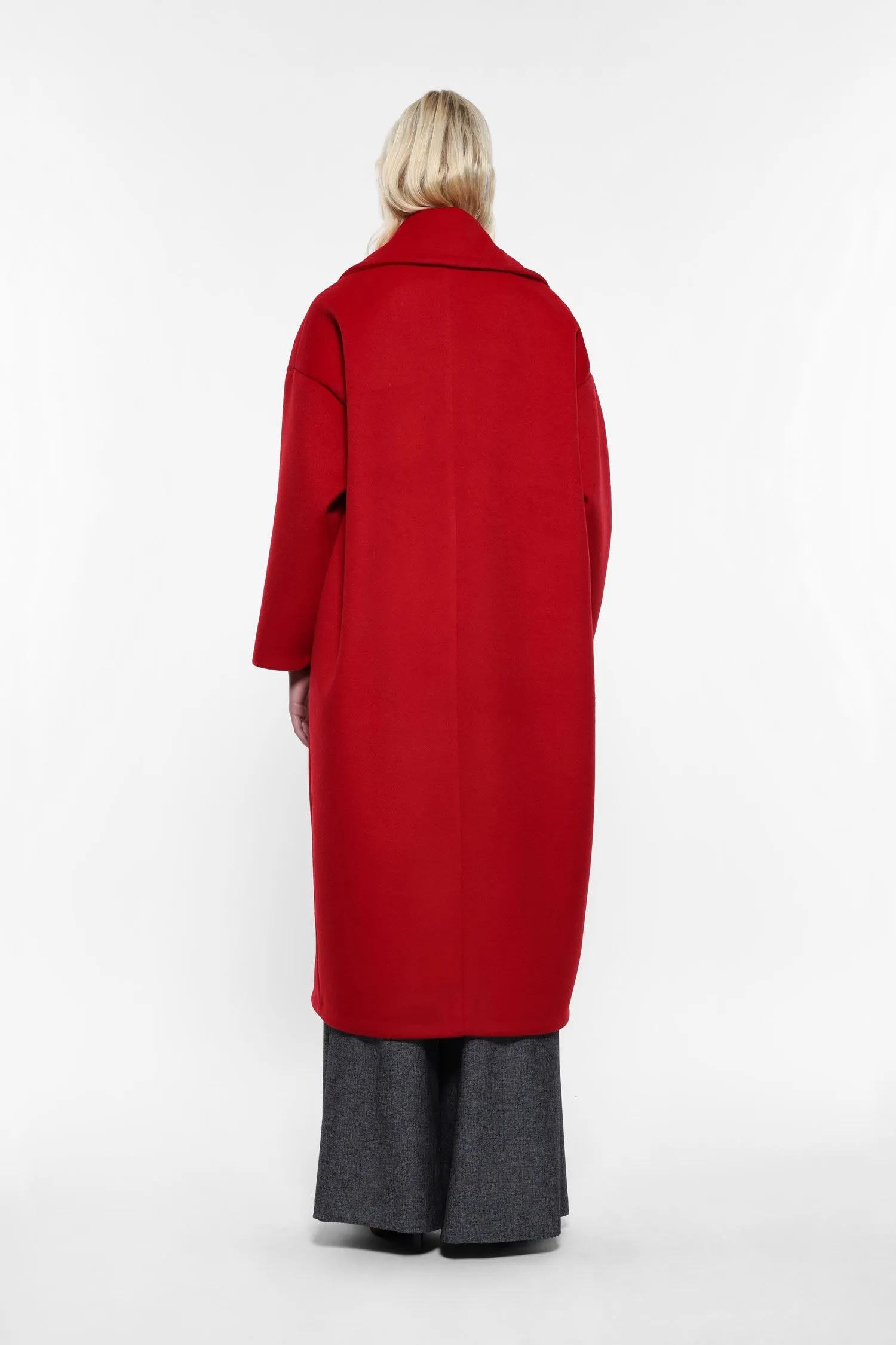  Cappotto oversize con tasche a patta     