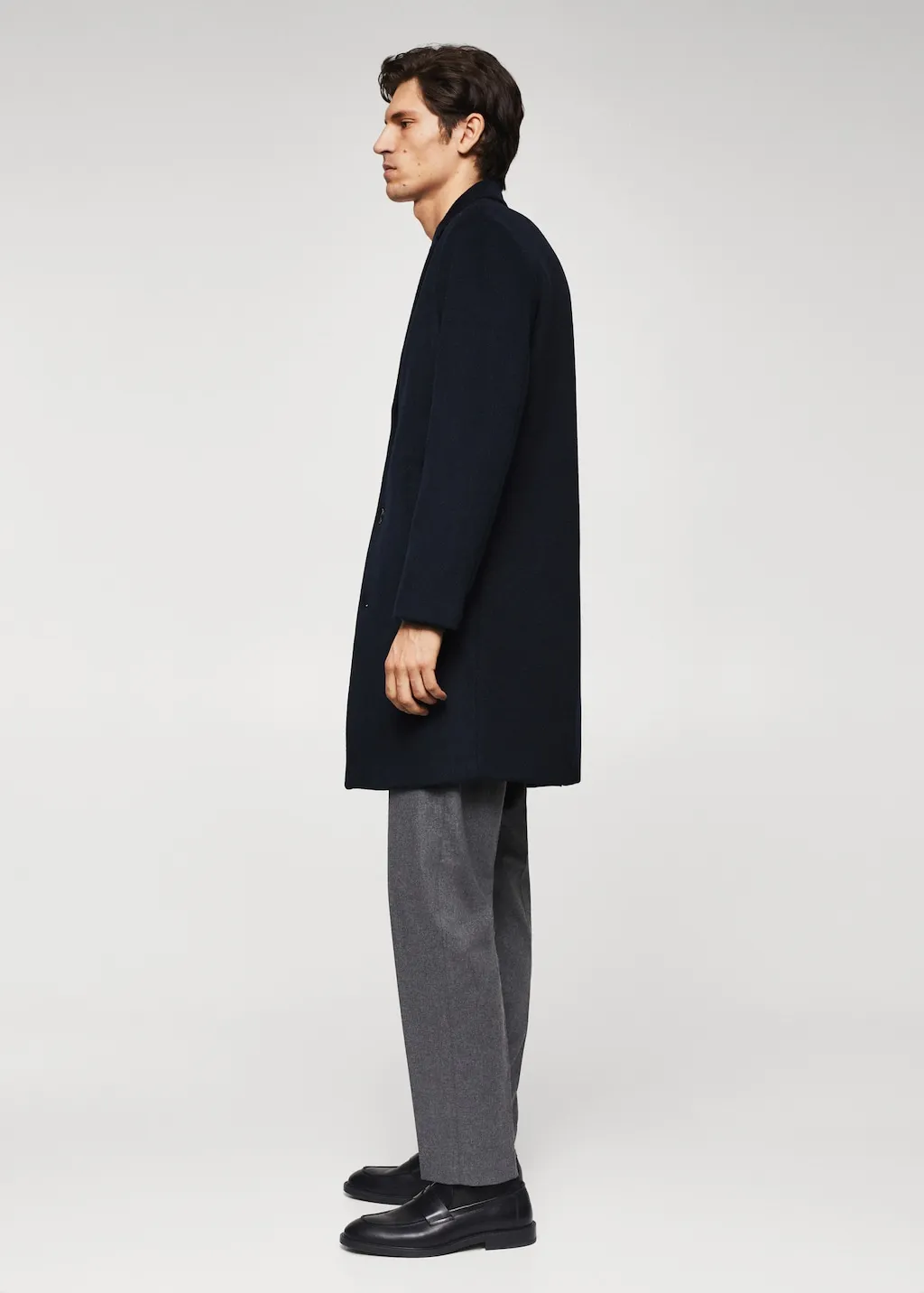Cappotto oversize lana riciclata