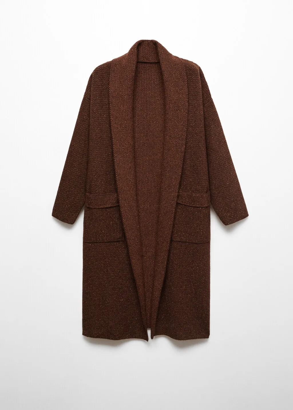 Cappotto oversize maglia tasche
