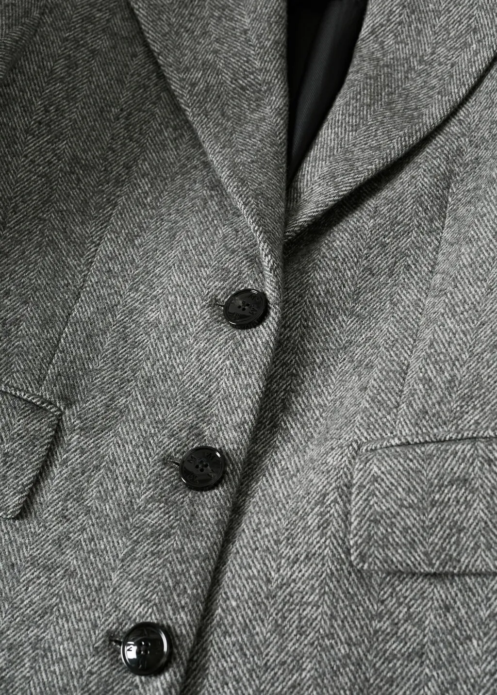 Cappotto oversize spigato