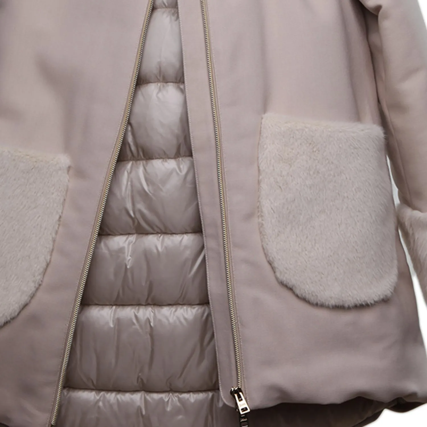 Cappotto Tortora Bambina Teen